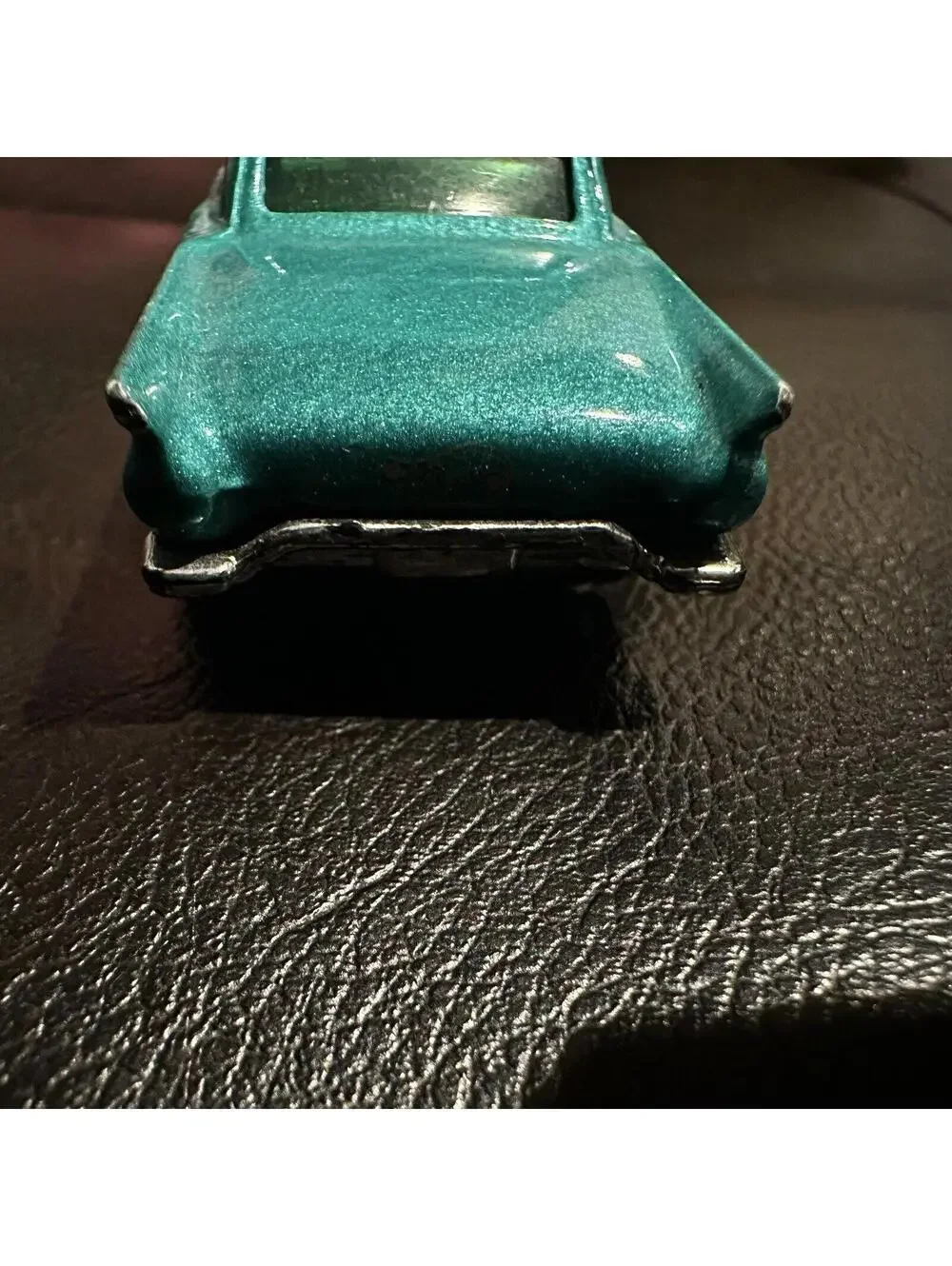 Hot Wheels 1977 Green Ford T-Bird Toy Car 2 3/4